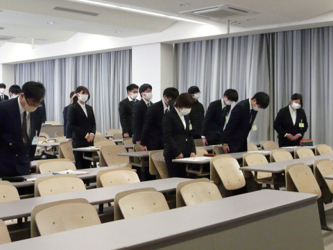 第7回就活講座(面接指導・卒業生就職体験発表)【教務学生課】