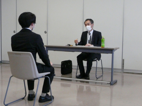 第8回就活講座(模擬面接会)【教務学生課】