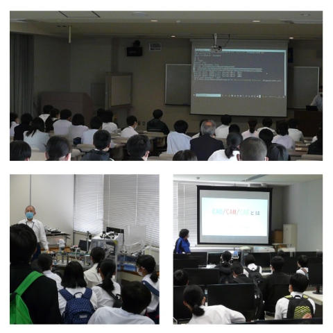 学校見学(鶴岡第一中学校)【教務学生課】