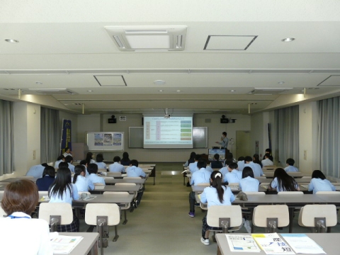 学校見学に新庄神室産業高校が来校しました（7/16）